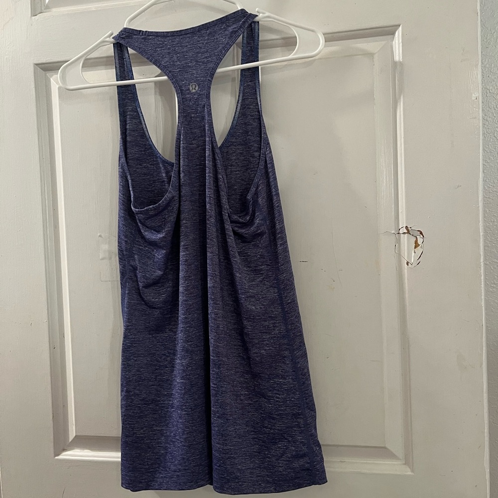 lululemon athletica Heathered Navy Tank Top - Picture 2 of 2